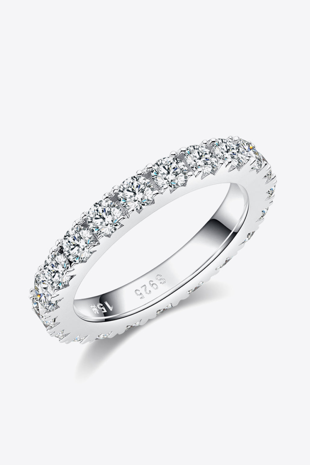 The Harmony: 2.3 Carat Lab Grown Moissanite Eternity Band