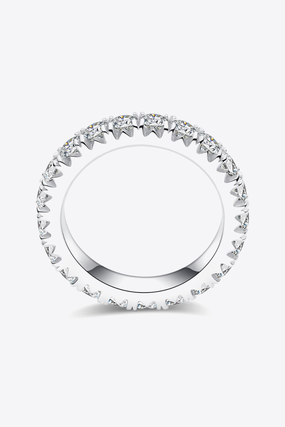The Harmony: 2.3 Carat Lab Grown Moissanite Eternity Band